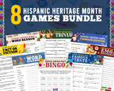 Hispanic Heritage Month Activity Bundle | 8 Educational Pr
