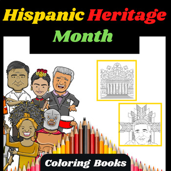 Preview of Hispanic Heritage Month  Activity - Coloring Pages -Coloring Sheets