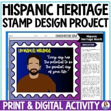 Hispanic Heritage Month Activity -  Commemorative Stamp & 