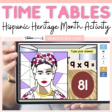 Hispanic Heritage Month Frida Kahlo Activity Multiplicatio