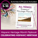 Hispanic Heritage Month Activity & Project Flipbook for Mi