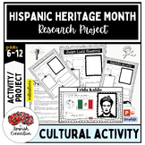 Hispanic Heritage Month Activity - Research Project - Biog