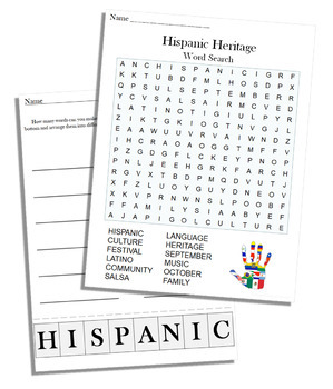 National Hispanic Heritage Month Activities