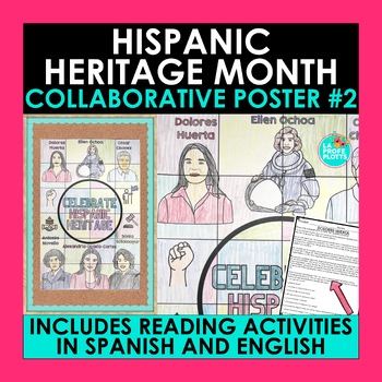 Hispanic Heritage Month Activity | Spanish Collaborative Poster with ...