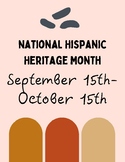 Hispanic Heritage Month Author Posters (Elementary)