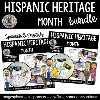 Preview of Hispanic Heritage Month BUNDLE - Spanish and English