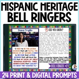 Hispanic Heritage Month Bell Ringers - 24 Hispanic Heritag
