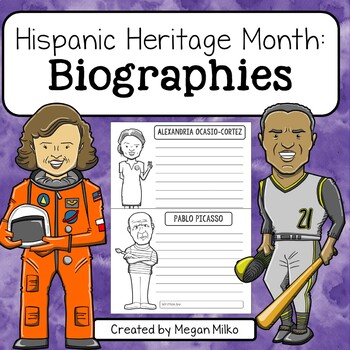 Preview of Hispanic Heritage Month:  Biographies