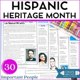 Hispanic Heritage Month Biography Passages, Timelines, and