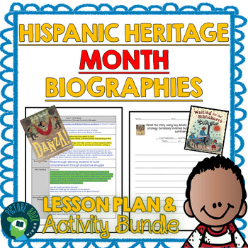 Preview of Hispanic Heritage Month Biography Read Alouds- Lesson Plans and Activities