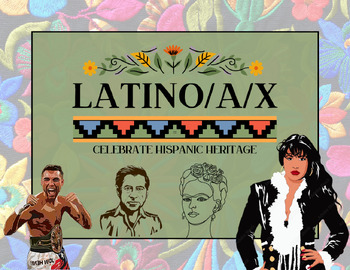 Preview of Hispanic Heritage Month Biography Templates for K-2