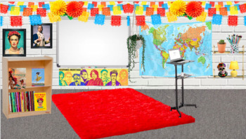 Preview of Hispanic Heritage Month Bitmoji Classroom