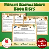Hispanic Heritage Month Book Lists