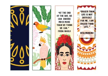 Preview of Hispanic Heritage Month Bookmarks (4)