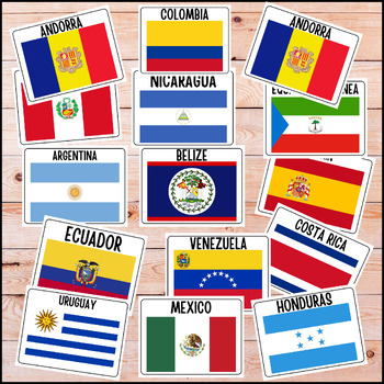 Hispanic Heritage Month Bulletin Board | Spanish Speaking Countries Flags