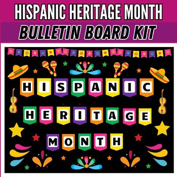 Preview of Hispanic Heritage Month Bulletin Board Kit - Classroom Decoration