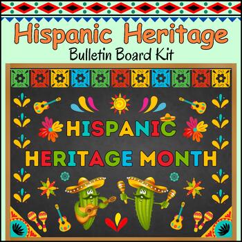 Hispanic Flag Bulletin Board Letters, Hispanic Heritage Month