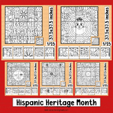 Hispanic Heritage Month Bulletin Board Math Craft Coloring