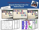 Hispanic Heritage Month Bulletin Board letters
