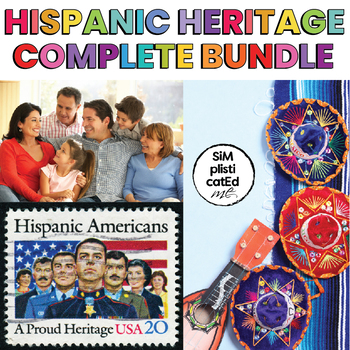 Preview of Hispanic Heritage Month | Bulletin | Posters | Games | SETS BUNDLE