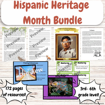 Preview of Hispanic Heritage Month Bundle