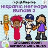 Hispanic Heritage Month Bundle 2 | Printable & Boom Cards 