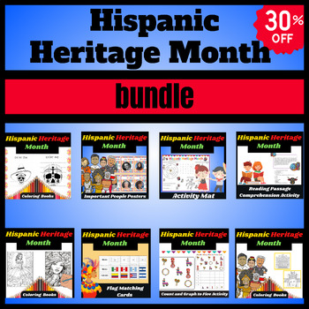 Preview of Hispanic Heritage Month  Bundle | Activity Sheets