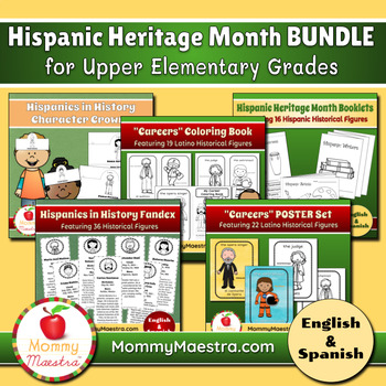 Preview of Hispanic Heritage Month Bundle for Elementary
