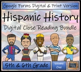 Hispanic Heritage Month Close Reading Bundle Digital & Pri