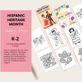 Hispanic Heritage Month Coloring Pages | Activities Colori