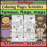 Hispanic Heritage Month Coloring Pages 42 famous Hispanic 