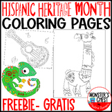 Hispanic Heritage Month Coloring Pages Free Mes de la here