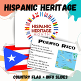 Hispanic Heritage Month Country Info Slides