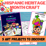 Hispanic Heritage Month Craft Activities - Color, Cut, Glu