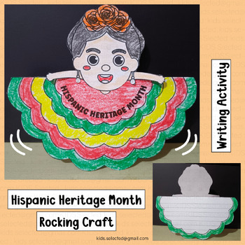 Preview of Hispanic Heritage Month Craft Writing Activities Rocking Project Kindergarten