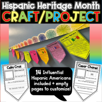 Preview of Hispanic Heritage Month Craftivity/Project!