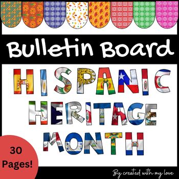 Preview of Hispanic Heritage Month Decoration Bulletin Board Ideas