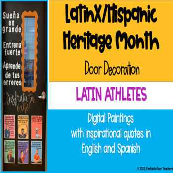 Preview of Hispanic Heritage Month Door Decoration