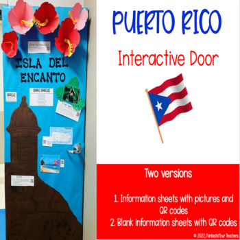 Preview of Hispanic Heritage Month Door Decoration-Puerto Rico