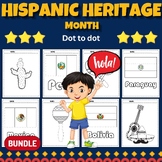 Hispanic Heritage Month Dot to Dot Coloring Pages - Fun Se