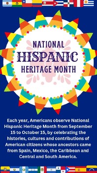 Preview of Hispanic Heritage Month Facts/History