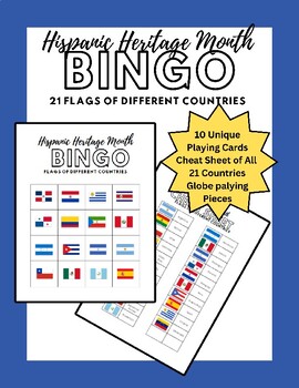 Preview of Hispanic Heritage Month: Flag BINGO