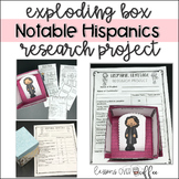 Hispanic Heritage Month Foldable Research Project with Rubric