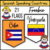 Hispanic Heritage Month Free Bulletin Board Banners FLAGS 