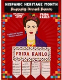 Hispanic Heritage Month - Frida Kahlo Biography Pennant Banner