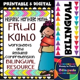 Hispanic Heritage Month - Frida Kahlo - Worksheets - Bilingual
