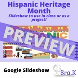 Hispanic Heritage Month Google Slideshow