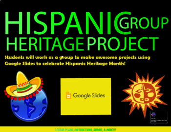 Preview of Hispanic Heritage Month Group Project