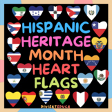 Hispanic Heritage Month - Heart Flags