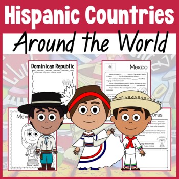 Preview of Hispanic Heritage Month - Hispanic Heritage Countries - 23 Countries Latinx